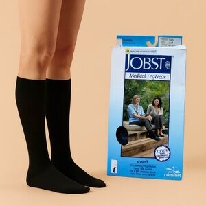 Jobst Medical Black Compression Knee High Socks Size 7-9